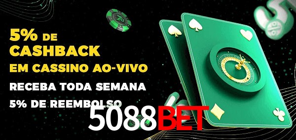 Promoções do cassino ao Vivo 5088bet